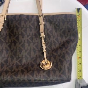 Authentic Brown Michael Kors large purse